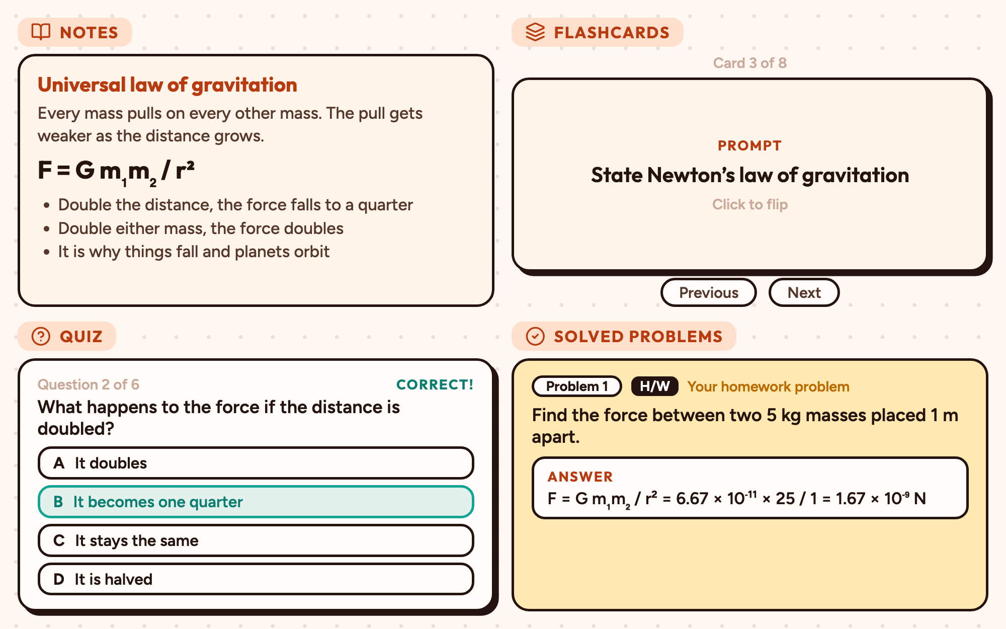 QuriOS Revision mode screen